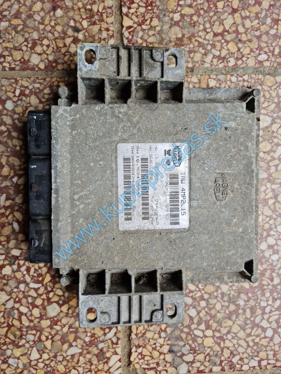 Peugeot 607 2.2i - Riadiaca jednotka motora 9646169280